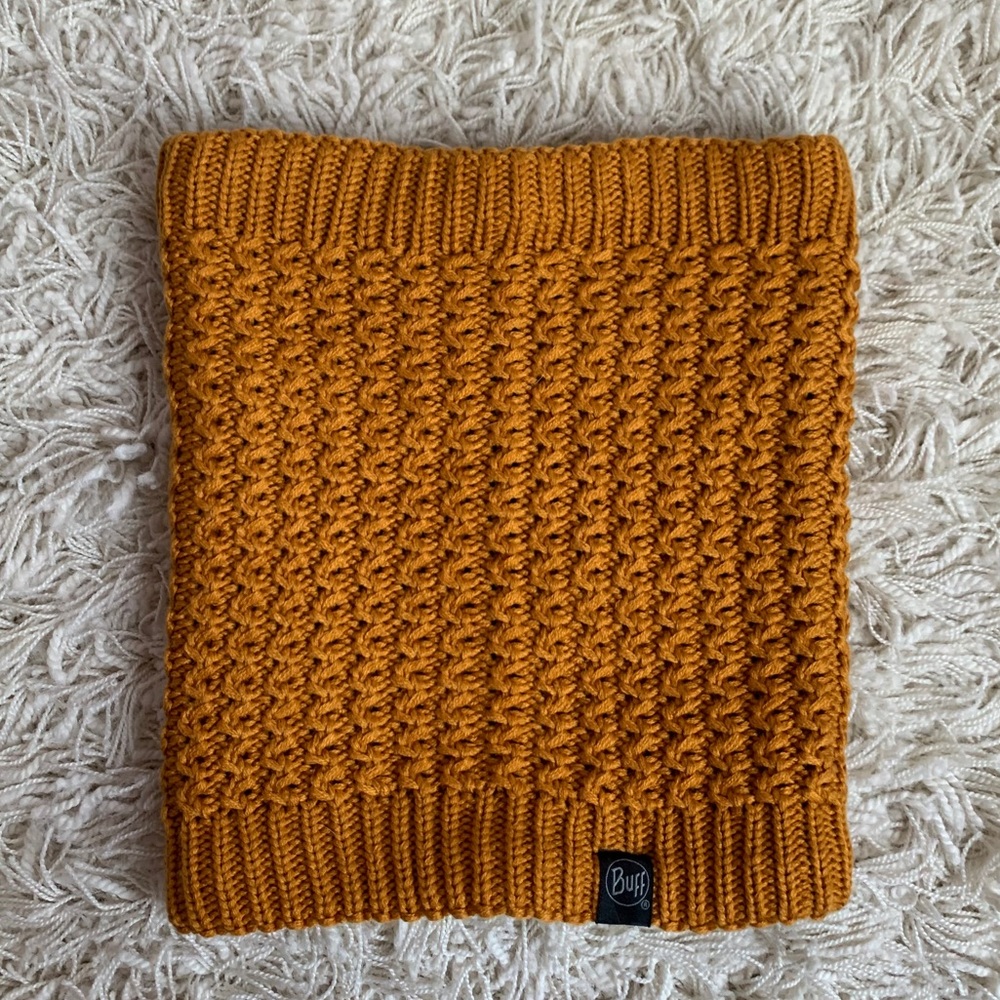Buff Knitted & Fleece Neck Warmer